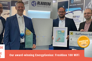 Freshbox 100 WiFi is in the TOP-7 best energy-saving innovations of 2020 according to Building Times