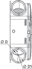 Blauberg Reneo-Fit D 150-E S14 - Dimensions