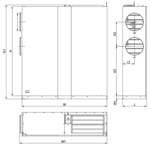 Vents Civic EC LBE2 1200 S21 - Dimensions