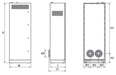 Vents Civic EC LBE2 300-E S21 - Dimensions