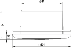 Blauberg DPR 125 - Dimensions