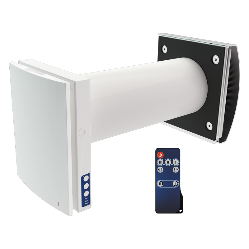 Series Blauberg Vento Expert A50-1 S10 W V.2 - Single-room reversible units Vento - Decentralised HRU for residential buildings