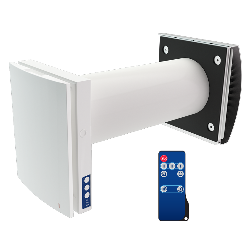 Series Blauberg Vento Expert A100-1 S10 W V.2 - Single-room reversible units Vento - Decentralised HRU for residential buildings