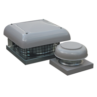 Roof fans - Commercial and industrial ventilation - Series Vents Roof Mounted Centrifugal Fans – Horizontal Discharge