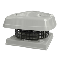Roof fans - Roof fans - Series Blauberg Roof Mounted Axial Fans – Horizontal Discharge