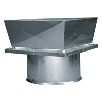 Roof fans - Roof fans - Series Vents SS & Heavy Duty Roof Mounted Axial Fans – Vertical Discharge