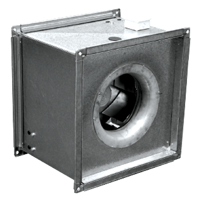 Commercial and industrial ventilation - Series Vents Square Inline Centrifugal Fans